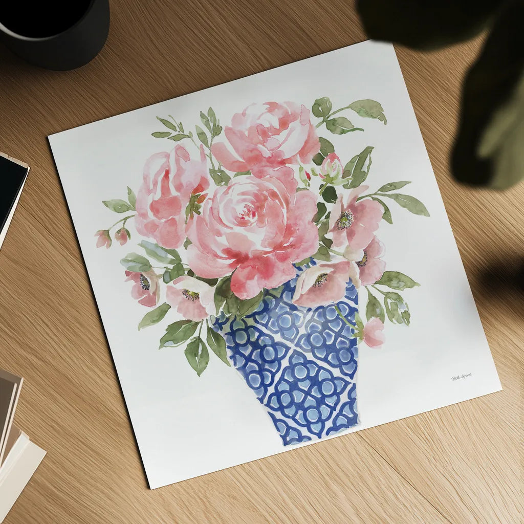 From the East II No Words White by Beth Grove. Shown as a detailed flat fine art print, highlighting archival giclee quality. Available as an archival giclee rolled canvas, fine art paper, or poster print. SKU 93901a.