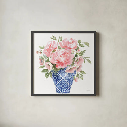 From the East II No Words White by Beth Grove. Shown in a sleek black glass frame for a contemporary gallery look. Available as an archival giclee rolled canvas, fine art paper, or poster print. SKU 93901a.