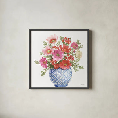 From the East III No Words White by Beth Grove. Shown in a sleek black glass frame for a contemporary gallery look. Available as an archival giclee rolled canvas, fine art paper, or poster print. SKU 93902a.