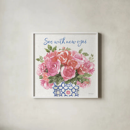 From the East IV by Beth Grove. Shown in a crisp white glass frame for a clean and minimalist style. Available as an archival giclee rolled canvas, fine art paper, or poster print. SKU 64072a.