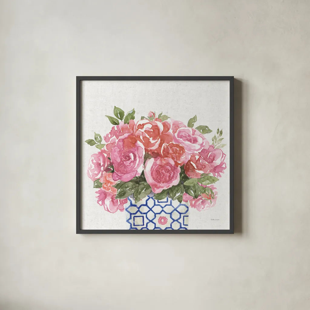 From the East IV No Words by Beth Grove. Shown in a sleek black glass frame for a contemporary gallery look. Available as an archival giclee rolled canvas, fine art paper, or poster print. SKU 65720a.