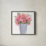 From the East IV No Words White by Beth Grove. Shown in a sleek black glass frame for a contemporary gallery look. Available as an archival giclee rolled canvas, fine art paper, or poster print. SKU 93903a.