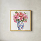 From the East IV No Words White by Beth Grove. Shown in a natural wood glass frame for a timeless modern aesthetic. Available as an archival giclee rolled canvas, fine art paper, or poster print. SKU 93903a.