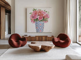 From the East IV No Words White by Beth Grove. Shown as extra-large giant wall art in a modern living room. Available as an archival giclee rolled canvas, fine art paper, or poster print. SKU 93903a.