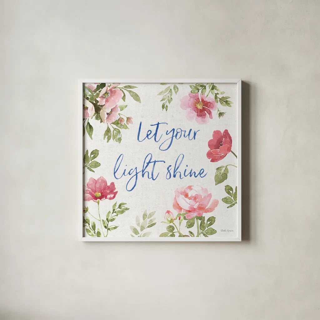 From the East IX by Beth Grove. Shown in a crisp white glass frame for a clean and minimalist style. Available as an archival giclee rolled canvas, fine art paper, or poster print. SKU 64077a.