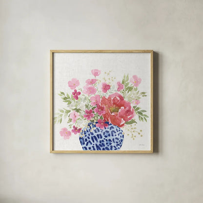 From the East V No Words by Beth Grove. Shown in a natural wood glass frame for a timeless modern aesthetic. Available as an archival giclee rolled canvas, fine art paper, or poster print. SKU 65721a.