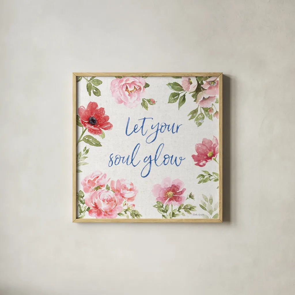 From the East VIII by Beth Grove. Shown in a natural wood glass frame for a timeless modern aesthetic. Available as an archival giclee rolled canvas, fine art paper, or poster print. SKU 64076a.