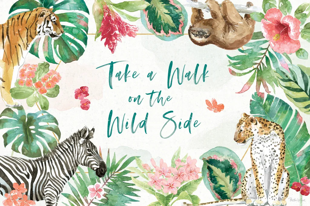 From the Jungle I by Beth Grove. SKU 60698i. Archival Giclee Fine art print for wall decor.