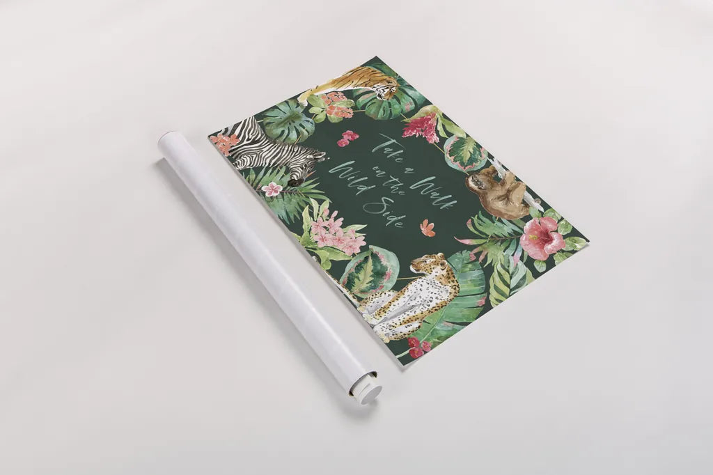 From the Jungle I Dark by Beth Grove. shown as a rolled paper print. Available as archival giclee rolled canvas, fine art paper, or poster print. SKU 61558i.