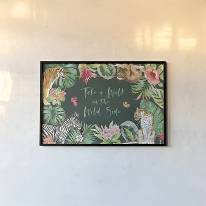 From the Jungle I Dark by Beth Grove. shown as a paper print in a black flame. Available as a archival giclee rolled canvas, fine art paper, or poster print. SKU 61558i.