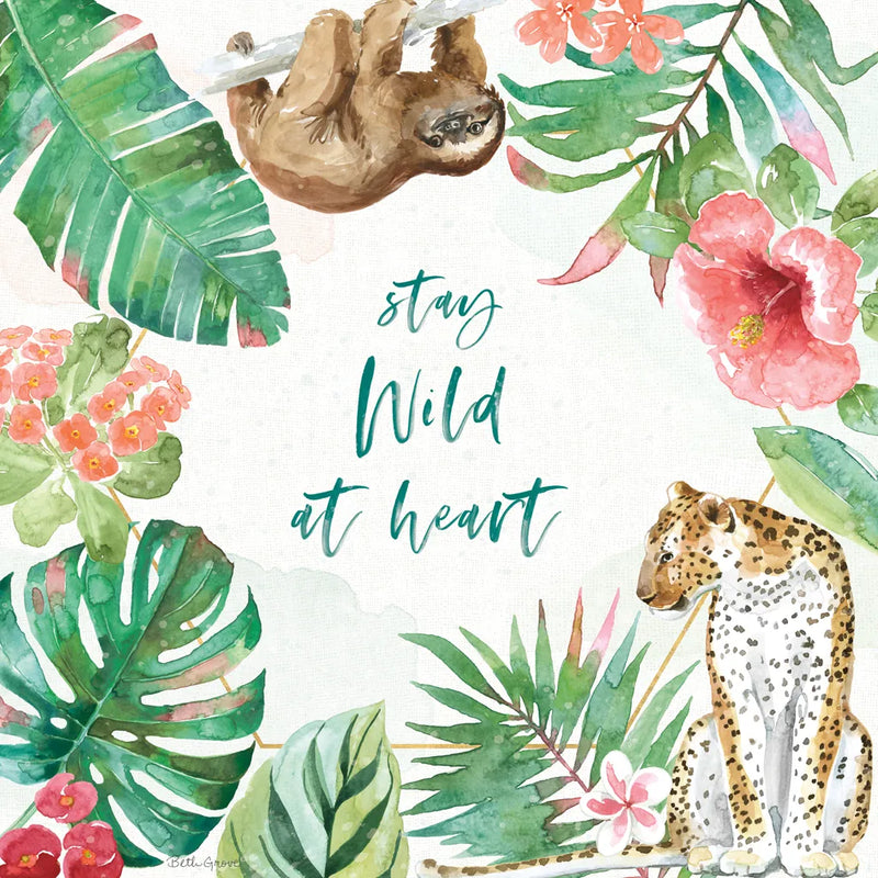 From the Jungle III by Beth Grove. SKU 60700a. Archival Giclee Fine art print for wall decor.