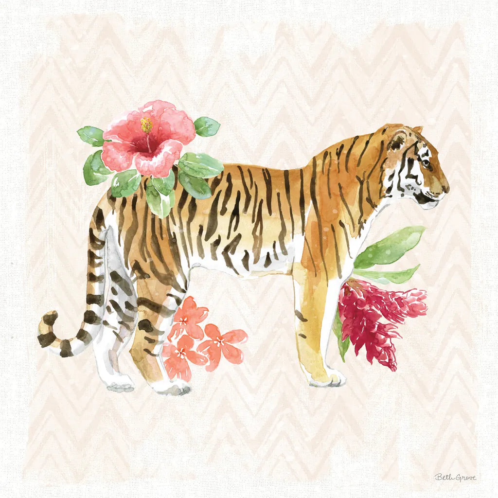 From the Jungle IV by Beth Grove. SKU 60701a. Archival Giclee Fine art print for wall decor.