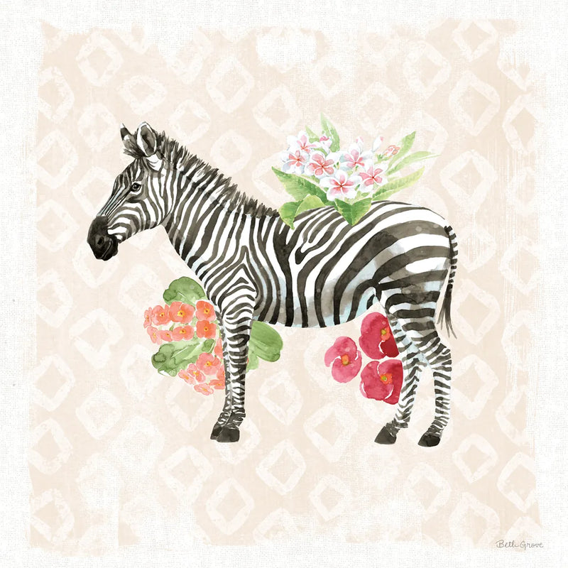 From the Jungle V by Beth Grove. SKU 60702a. Archival Giclee Fine art print for wall decor.