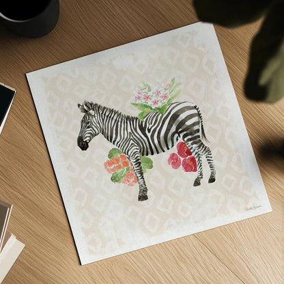 From the Jungle V by Beth Grove. Shown as a detailed flat fine art print, highlighting archival giclee quality. Available as an archival giclee rolled canvas, fine art paper, or poster print. SKU 60702a.