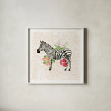 From the Jungle V by Beth Grove. Shown in a crisp white glass frame for a clean and minimalist style. Available as an archival giclee rolled canvas, fine art paper, or poster print. SKU 60702a.
