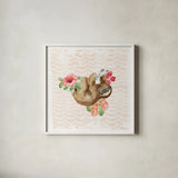 From the Jungle VI by Beth Grove. Shown in a crisp white glass frame for a clean and minimalist style. Available as an archival giclee rolled canvas, fine art paper, or poster print. SKU 60703a.
