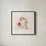 From the Jungle VII by Beth Grove. Shown in a sleek black glass frame for a contemporary gallery look. Available as an archival giclee rolled canvas, fine art paper, or poster print. SKU 60704a.