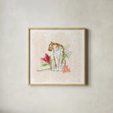 From the Jungle VII by Beth Grove. Shown in a natural wood glass frame for a timeless modern aesthetic. Available as an archival giclee rolled canvas, fine art paper, or poster print. SKU 60704a.