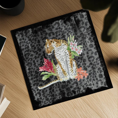 From the Jungle VII Grey by Beth Grove. Shown as a detailed flat fine art print, highlighting archival giclee quality. Available as an archival giclee rolled canvas, fine art paper, or poster print. SKU 61841a.