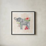 From the Jungle XII by Beth Grove. Shown in a sleek black glass frame for a contemporary gallery look. Available as an archival giclee rolled canvas, fine art paper, or poster print. SKU 61722a.