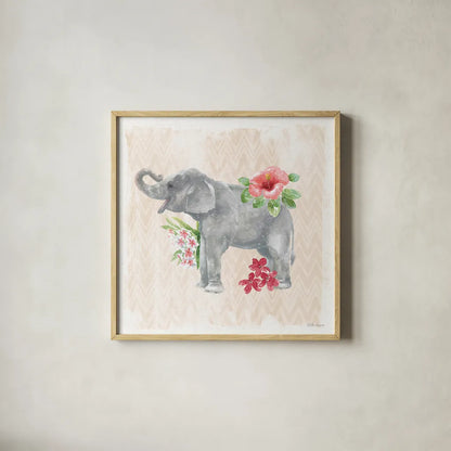 From the Jungle XII by Beth Grove. Shown in a natural wood glass frame for a timeless modern aesthetic. Available as an archival giclee rolled canvas, fine art paper, or poster print. SKU 61722a.