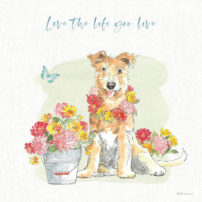 Furry Pals II by Beth Grove. SKU 63423a. Archival Giclee Fine art print for wall decor.