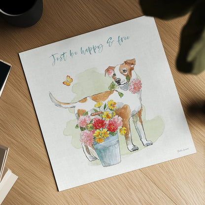 Furry Pals IV by Beth Grove. Shown as a detailed flat fine art print, highlighting archival giclee quality. Available as an archival giclee rolled canvas, fine art paper, or poster print. SKU 63425a.