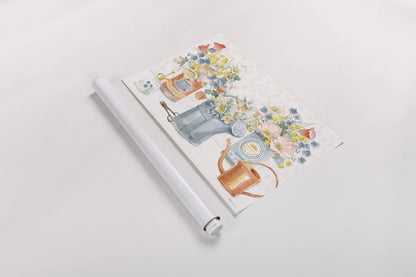 Gardenscape I by Beth Grove. shown as a rolled paper print. Available as archival giclee rolled canvas, fine art paper, or poster print. SKU 73500i.