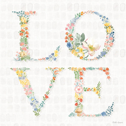 Gardenscape IX by Beth Grove. SKU 73508a. Archival Giclee Fine art print for wall decor.