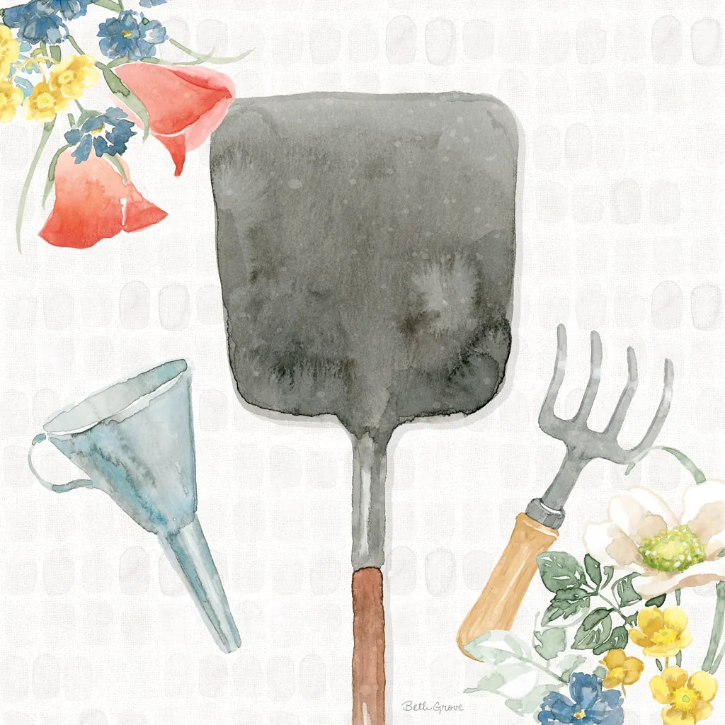 Gardenscape V by Beth Grove. SKU 73504a. Archival Giclee Fine art print for wall decor.