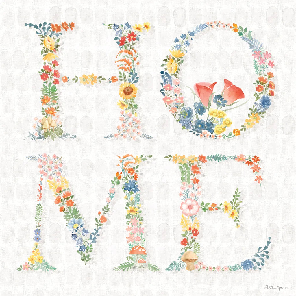 Gardenscape VIII by Beth Grove. SKU 73507a. Archival Giclee Fine art print for wall decor.
