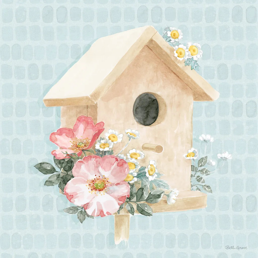 Gardenscape X by Beth Grove. SKU 73509a. Archival Giclee Fine art print for wall decor.