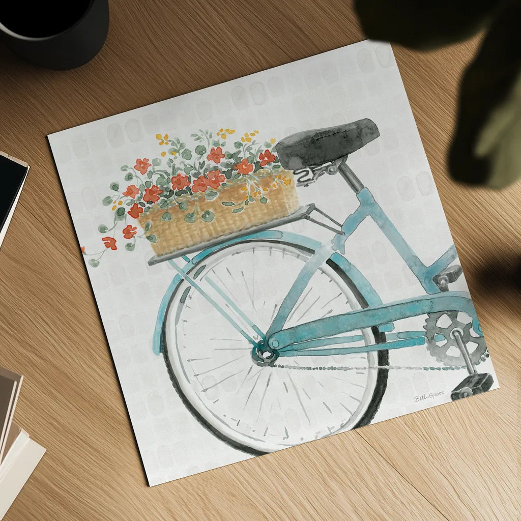 Gardenscape XVI by Beth Grove. Shown as a detailed flat fine art print, highlighting archival giclee quality. Available as an archival giclee rolled canvas, fine art paper, or poster print. SKU 73515a.