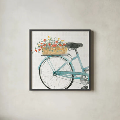 Gardenscape XVI by Beth Grove. Shown in a sleek black glass frame for a contemporary gallery look. Available as an archival giclee rolled canvas, fine art paper, or poster print. SKU 73515a.