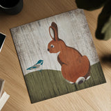 Gentle Critters III Summer by Beth Grove. Shown as a detailed flat fine art print, highlighting archival giclee quality. Available as an archival giclee rolled canvas, fine art paper, or poster print. SKU 44443a.