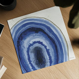 Geode I by Beth Grove. Shown as a detailed flat fine art print, highlighting archival giclee quality. Available as an archival giclee rolled canvas, fine art paper, or poster print. SKU 72200a.