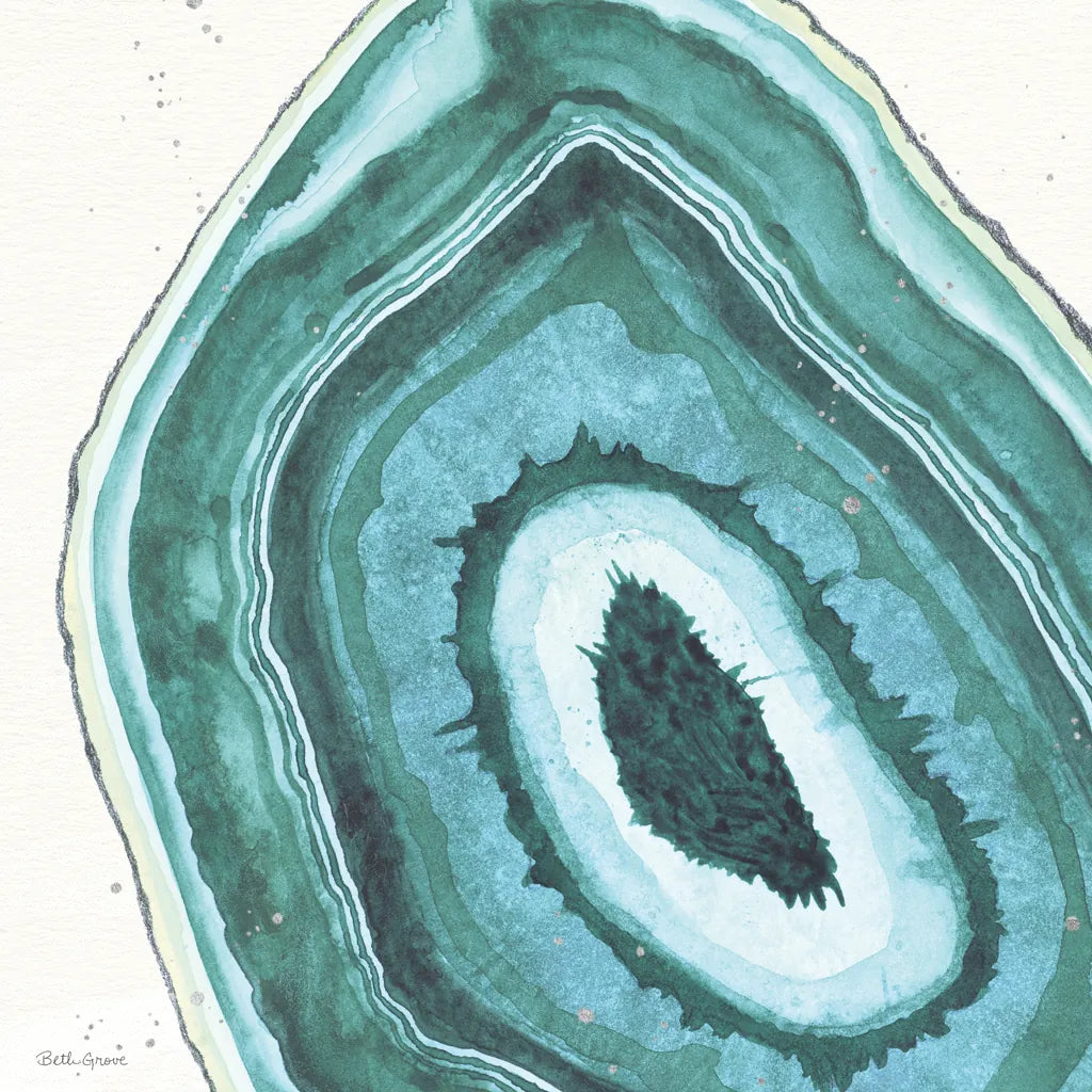 Geode II by Beth Grove. SKU 72201a. Archival Giclee Fine art print for wall decor.