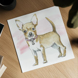 Glamour Pups VII by Beth Grove. Shown as a detailed flat fine art print, highlighting archival giclee quality. Available as an archival giclee rolled canvas, fine art paper, or poster print. SKU 29728a.
