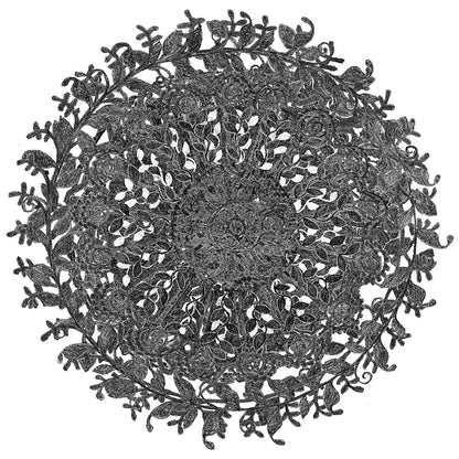 Golden Treasure Medallions by Beth Grove. SKU 23534a. Archival Giclee Fine art print for wall decor.