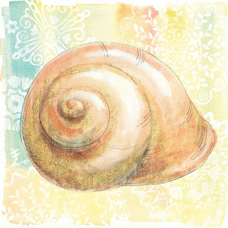 Golden Treasures I by Beth Grove. SKU 23518a. Archival Giclee Fine art print for wall decor.