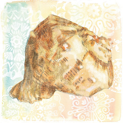 Golden Treasures III by Beth Grove. SKU 23520a. Archival Giclee Fine art print for wall decor.