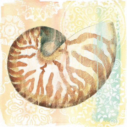 Golden Treasures IV by Beth Grove. SKU 23521a. Archival Giclee Fine art print for wall decor.