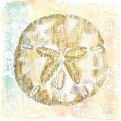 Golden Treasures VII by Beth Grove. SKU 23524a. Archival Giclee Fine art print for wall decor.