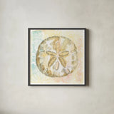 Golden Treasures VII by Beth Grove. Shown in a sleek black glass frame for a contemporary gallery look. Available as an archival giclee rolled canvas, fine art paper, or poster print. SKU 23524a.