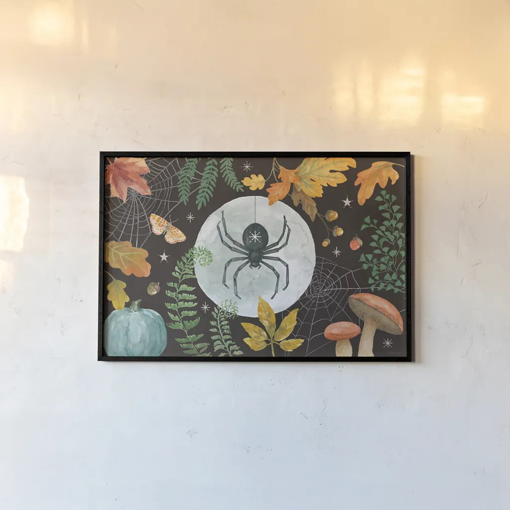 Halloween Classics I by Beth Grove. shown as a paper print in a black flame. Available as a archival giclee rolled canvas, fine art paper, or poster print. SKU 85926i.