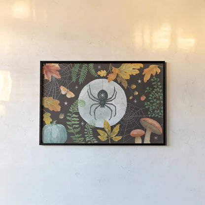 Halloween Classics I by Beth Grove. shown as a paper print in a black flame. Available as a archival giclee rolled canvas, fine art paper, or poster print. SKU 85926i.