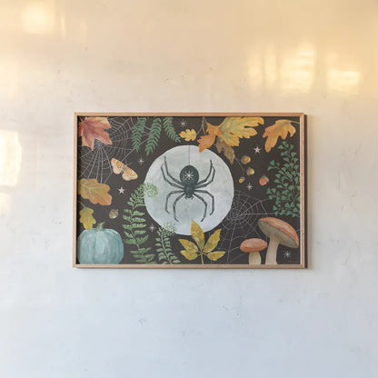 Halloween Classics I by Beth Grove. shown as a paper print in a natural frame. Available as a archival giclee rolled canvas, fine art paper, or poster print. SKU 85926i.