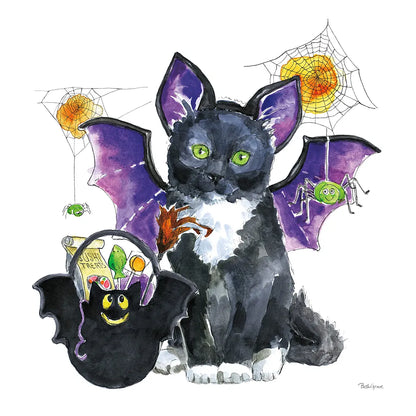 Halloween Pets VI by Beth Grove. SKU 43758a. Archival Giclee Fine art print for wall decor.
