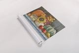 Harvest Bench by Beth Grove. shown as a rolled paper print. Available as archival giclee rolled canvas, fine art paper, or poster print. SKU 19999i.