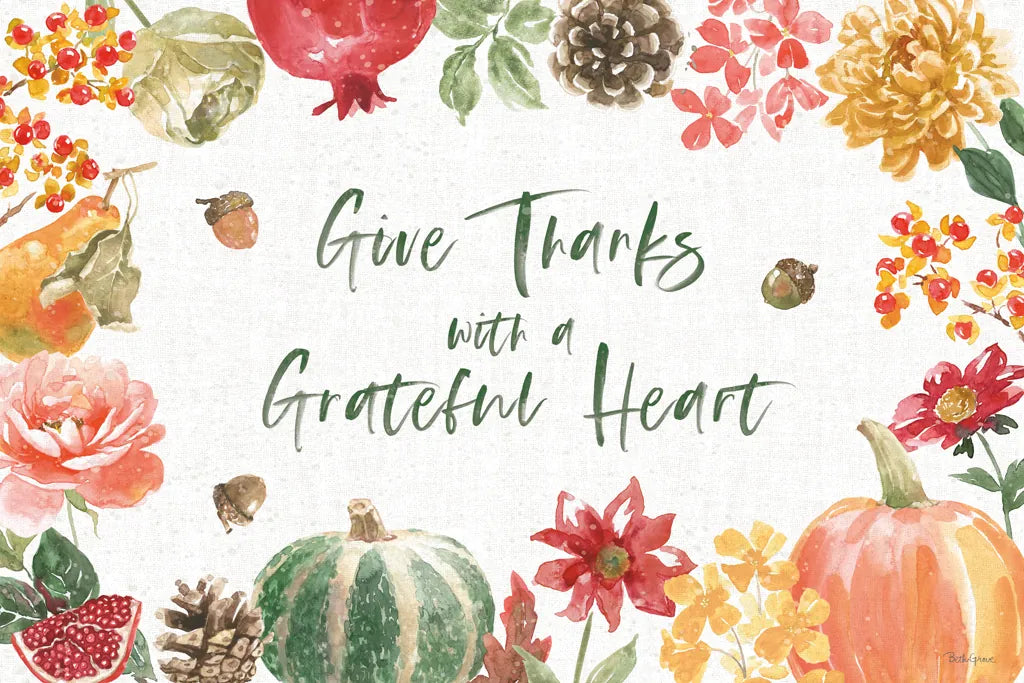 Harvest Bouquet I by Beth Grove. SKU 53775i. Archival Giclee Fine art print for wall decor.